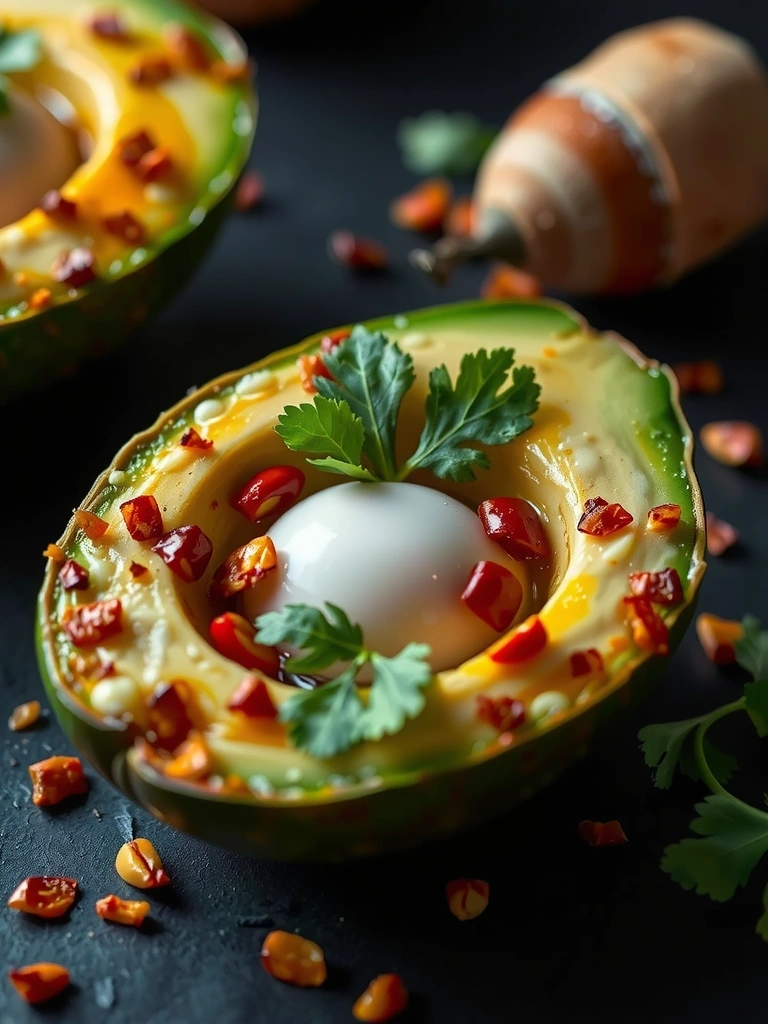 Avocado Ei Frühstück